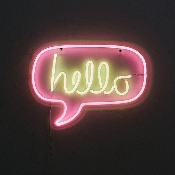 [SOLD] Urban Outfitters Hello Neon Sign - Picture 3 of 3